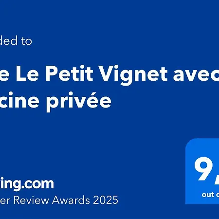 別荘 Le Petit Vignet Avec Piscine Privee